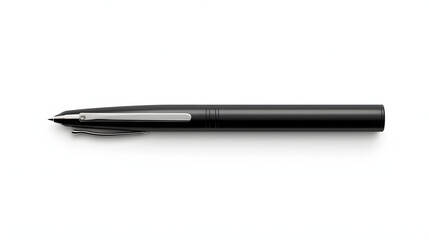 Black pen isolated on white background
