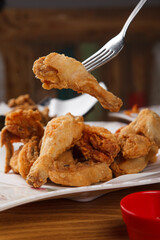fried crispy chicken