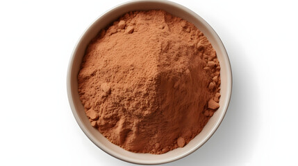 Obraz na płótnie Canvas Cinnamon_powder in bowl isolated on white background 
