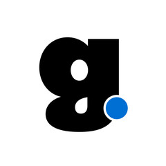 G brand name initial letters icon.