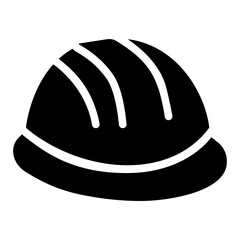 helmet glyph icon