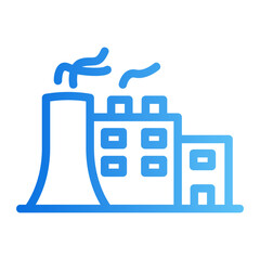 factory gradient icon