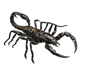 Scorpion isolated on transparent background