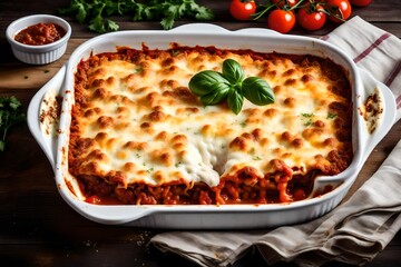 lasagna with spinach and tomatoes