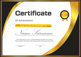 certificate new professional design 