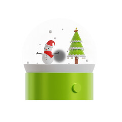 3d element icons Christmas holiday
