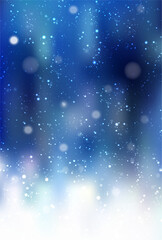 クリスマス　雪　冬　風景　背景