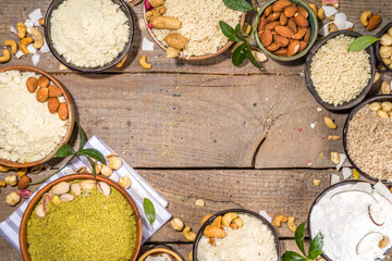 Alternative nut flour set