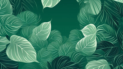 green leaves background wallpaper for your design, legal AI