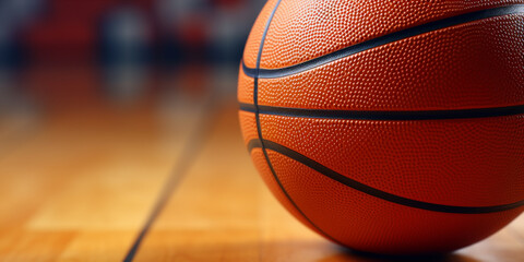 basketball game close up.  