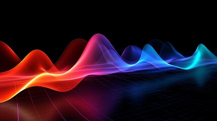 Abstract sound wave 