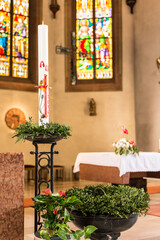Fototapeta na wymiar altar glauben kirche