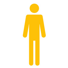 orange men icon symbol