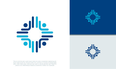 Human Resources Consulting Company, Global Community Logo.