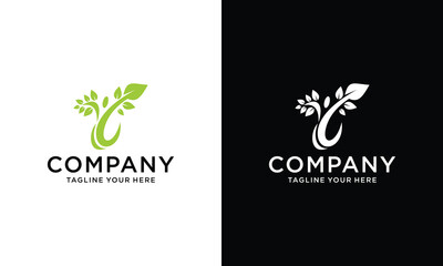 People tree logo with green leaves. Vector icon concept.