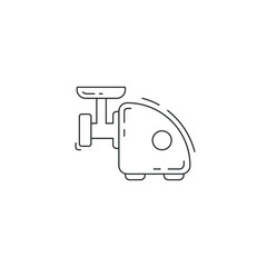 Meat grinder line icon. Meat grinder thin line icon.