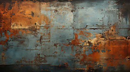 Foto auf Acrylglas rusty iron background © avivmuzi