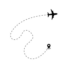 Airplane Path Line