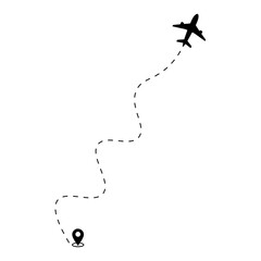 Airplane Path Line