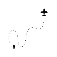Airplane Path Line