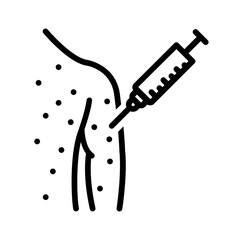 Black line icon for Eradicate