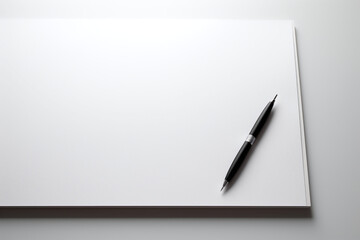 pen and paper photo, clean and minimalist