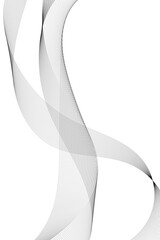 Abstract wave element for design. Digital frequency track equalizer. Stylized line art background. Vertical wavy lines.