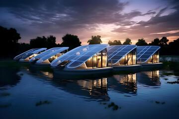 Using solar panels. A new way to generate renewable energy that is both efficient and affordable.