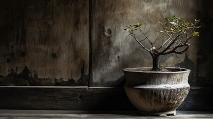 The beauty of imperfection: Embrace the concept of wabi-sabi and capture the charm in the worn, weathered, or aged. AI generative