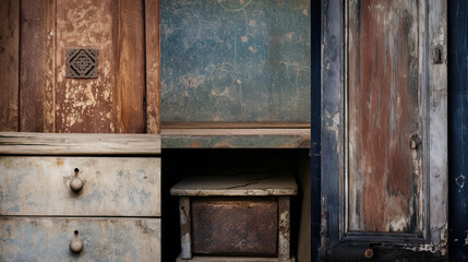 The beauty of imperfection: Embrace the concept of wabi-sabi and capture the charm in the worn, weathered, or aged. AI generative