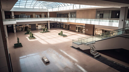 interior of a mall