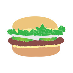 Burger vector icon