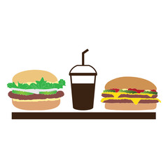 Burger vector icon