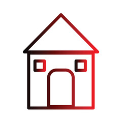 Farm House Building Gradient Icon