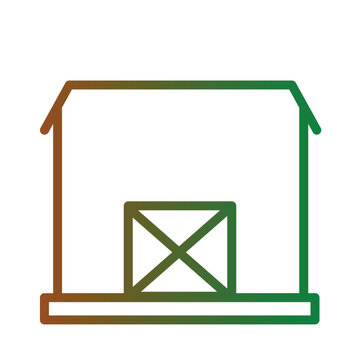 Barn Sillo Storage Gradient Icon