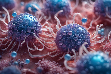 Obraz premium Virus (3D illustration)