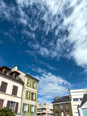 Antique building view in Meaux, France