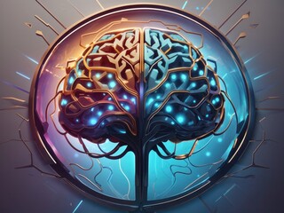 brain logo illustration