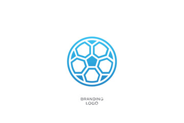 Obraz premium Football Soccer Sports Vector Logo 