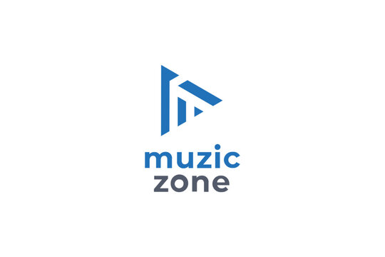 Music Multimedia Production Vector Logo