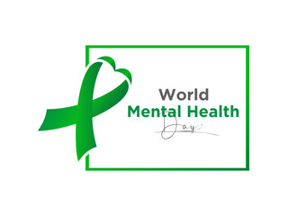 World Mental Health Day Highlights Advocacy, Understanding, and Support for Global Emotional Resilience. Vector Illustration Template.