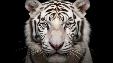 Fototapeta premium The white tiger portrait