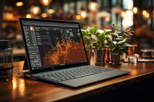 An online math tutorial provides step-by-step explanations, ensuring clarity and understanding for remote learners. Generative AI.