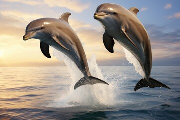 dolphins jumping out