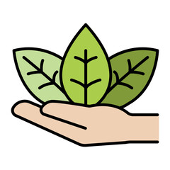 Organic vegetables icon