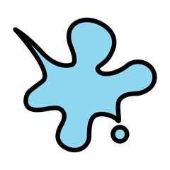 Obraz premium Water splash icon