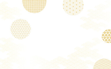 コピースペースのある和風背景