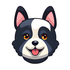 sticker cute style dog Ai Generated