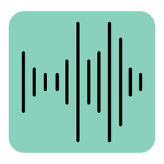 Audio wave icon