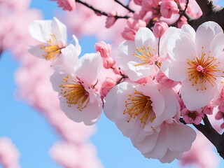 Spring Sakura blossom Generative Ai 